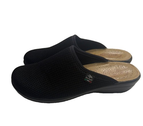 Fly flot black mesh - black, on